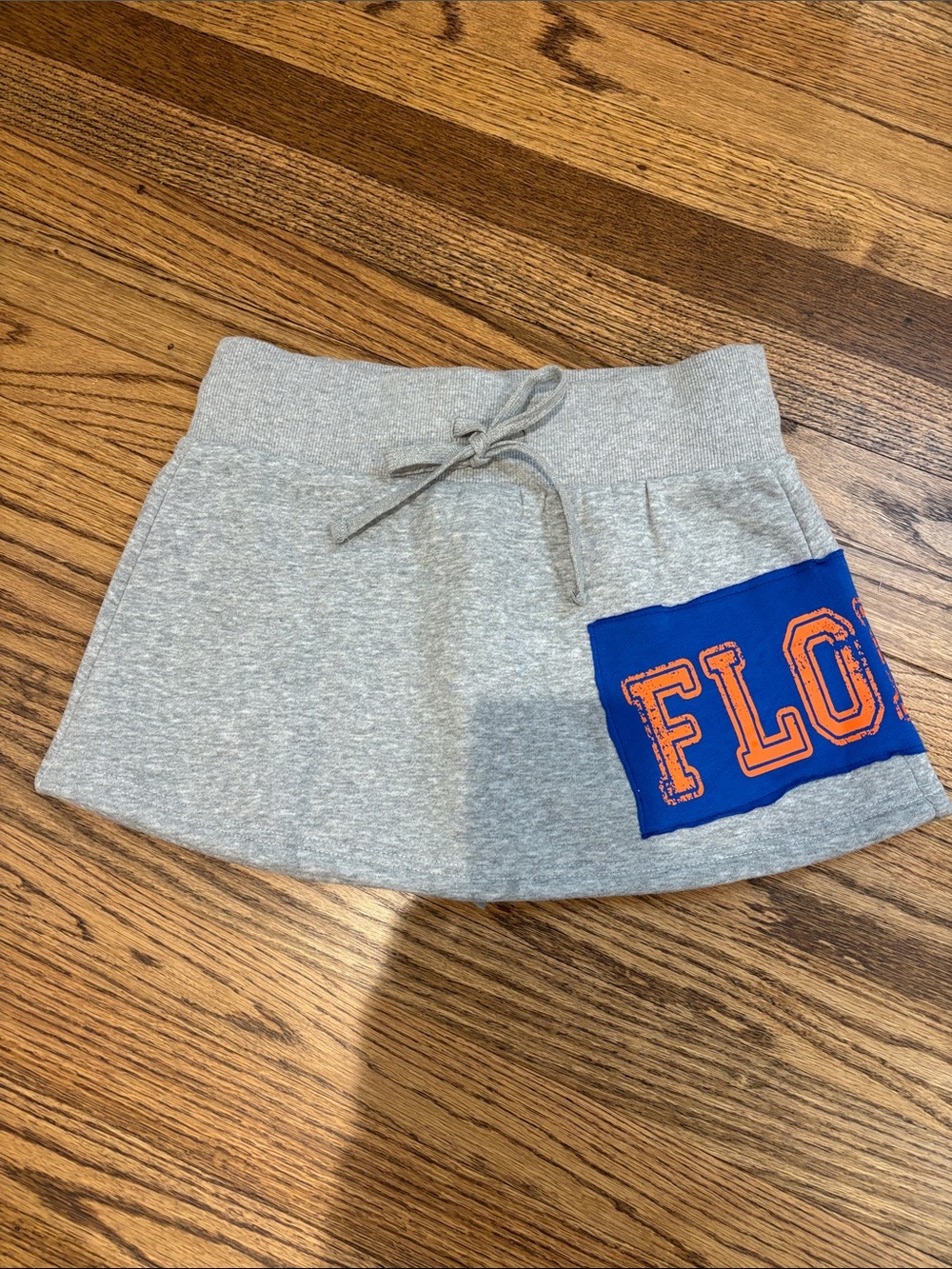 University of Florida Gray Drawstring Mini Skirt with shorts attached UF skort